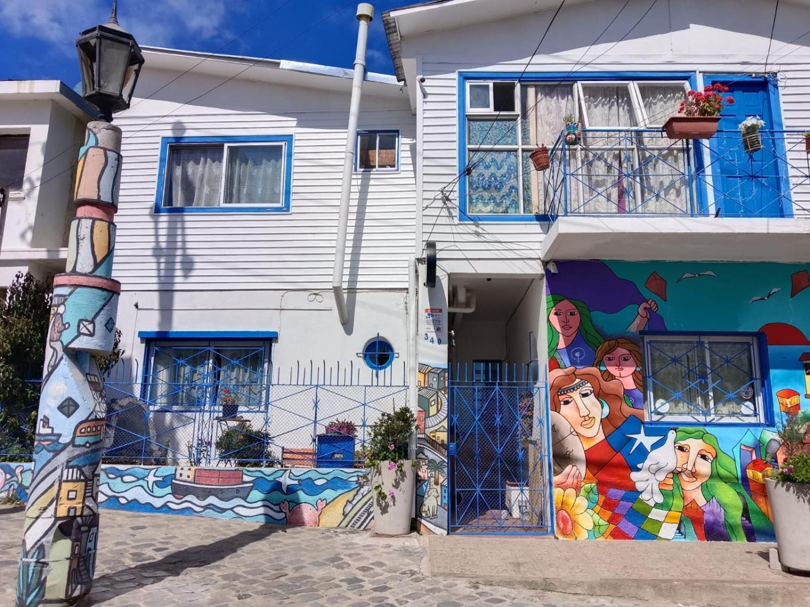 Hostal Destino Bellavista 발파라이소 외부 사진